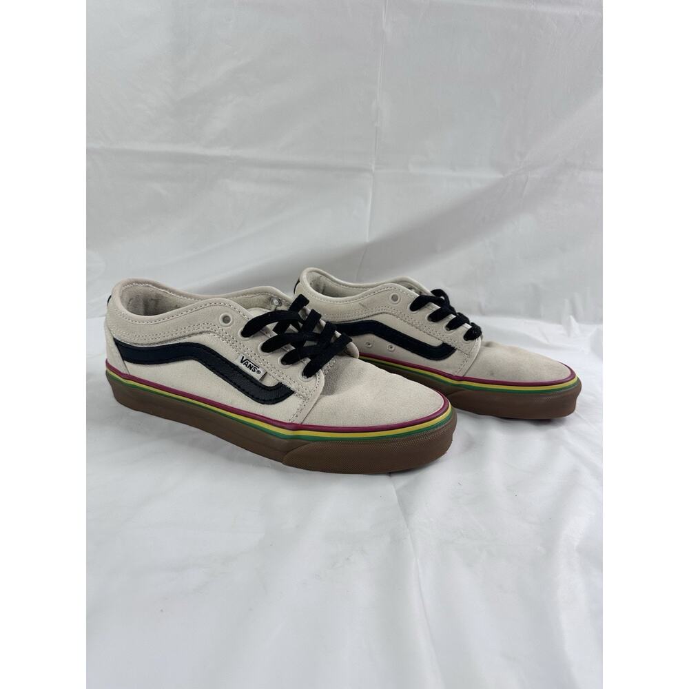 Vans Chukka Low Sidestripe Rasta Turtledove Size 7 Men 8.5 Women’s skater